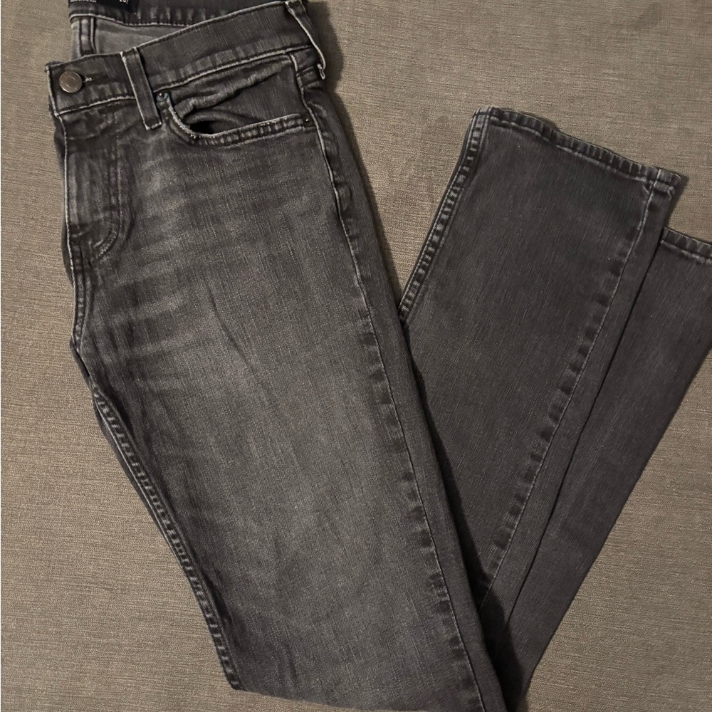 Stylish Washed Black Denim Jeans